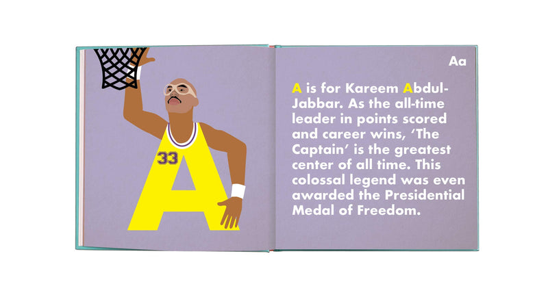 Basketball Legends Alphabet,New