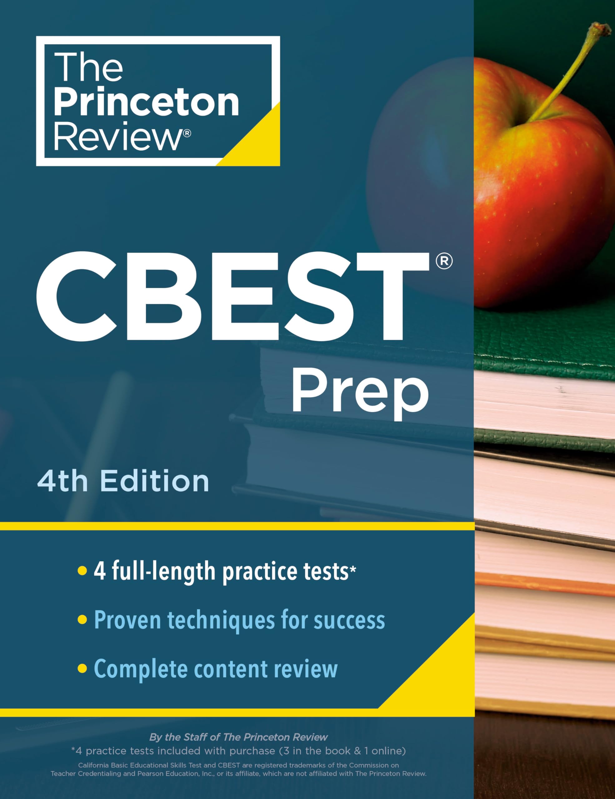 Princeton Review CBEST Prep, 4th Edition: 3 Practice Tests + Content Review + Strategies to Master the California Basic Educatio,Used