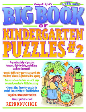 Big Book Of Kindergarten Puzzles #2 (Big Books),Used