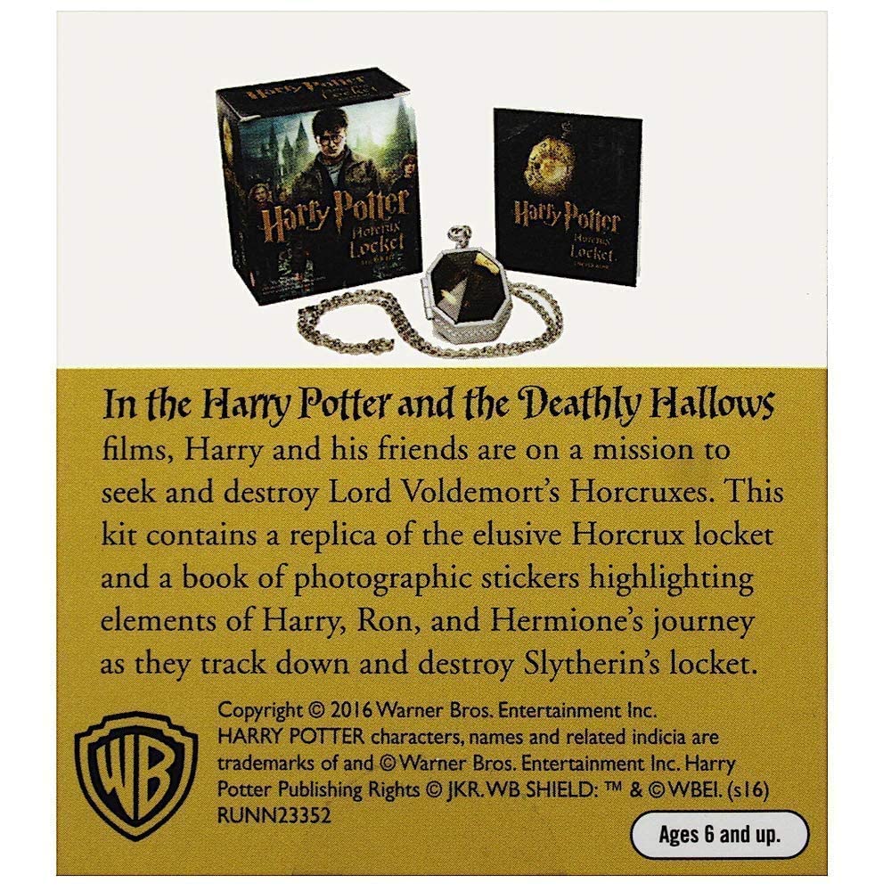 Harry Potter Locket Horcrux Kit And Sticker Book (Mega Mini Kits)-used