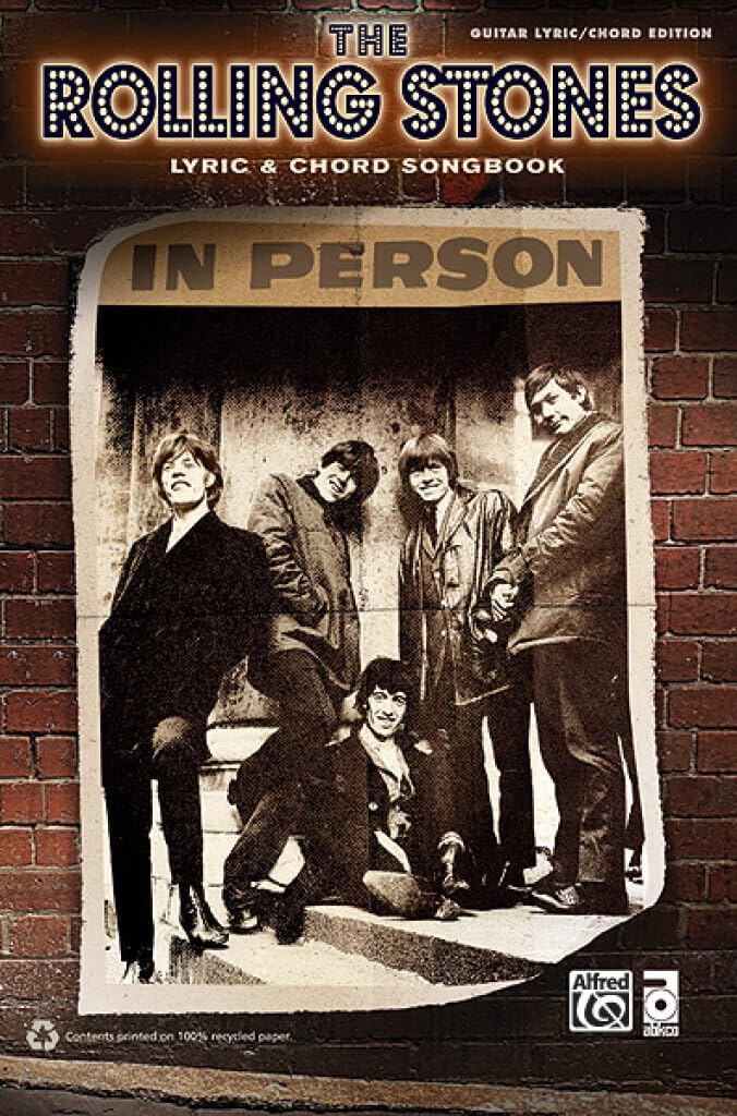 Rolling Stones  Lyric & Chord Songbook,New