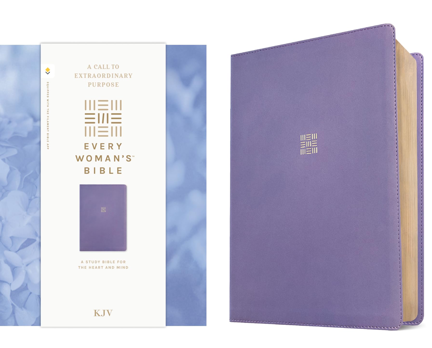 Kjv Every WomanS Bible, Filament Enabled (Leatherlike, Periwinkle Purple, Red Letter)