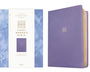 Kjv Every WomanS Bible, Filament Enabled (Leatherlike, Periwinkle Purple, Red Letter)