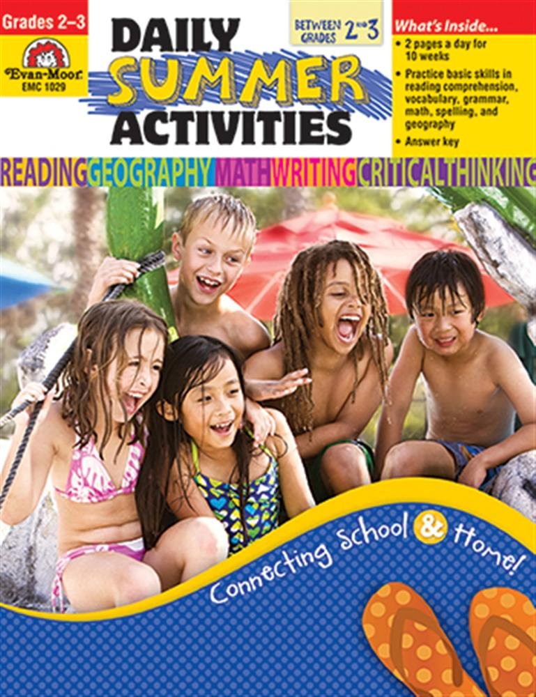 Daily Summer Activities, Moving from Second to Third Grade,Used
