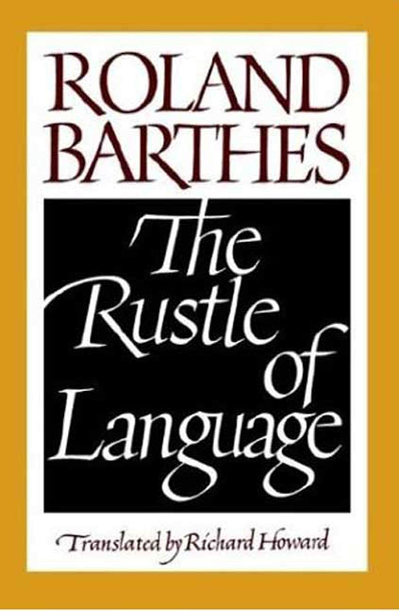 The Rustle Of Language,New