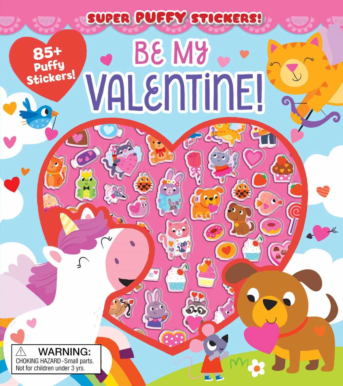 Super Puffy Stickers! Be My Valentine!,Used