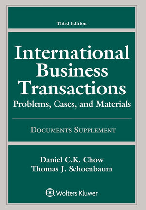 International Business Transactions: Problems, Cases, and Materials Documents Supplement,Used