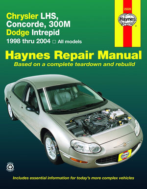 Chrysler LHS, Concorde, 300M & Dodge Intrepid (9804) Haynes Repair Manual,Used