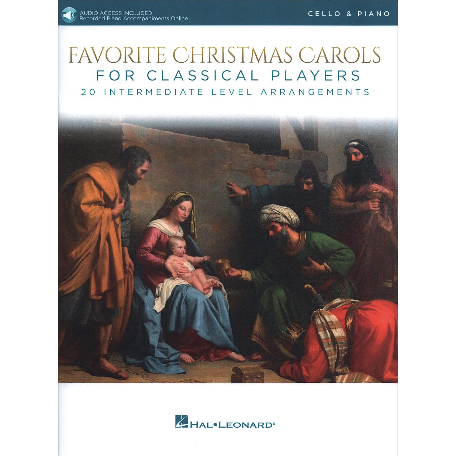 Favorite Christmas Carols for Classical Players  Cello and Piano (Book/Online Audio),New