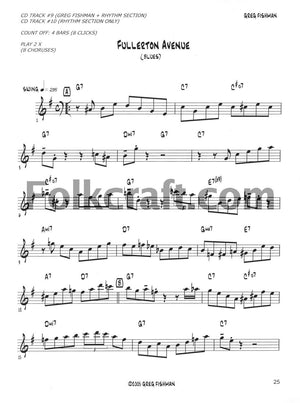Jazz Saxophone Etudes For Alto & Tenor: Book & Two CD PlayAlong Set,New