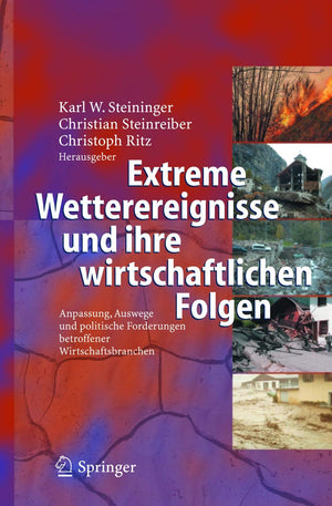 Extreme Wetterereignisse und ihre wirtschaftlichen Folgen: Anpassung, Auswege und politische Forderungen betroffener Wirtschafts,Used