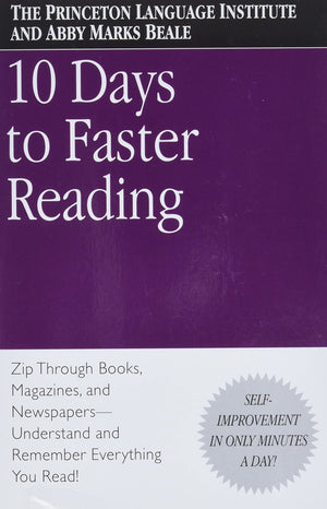 10 Days to Faster Reading,New