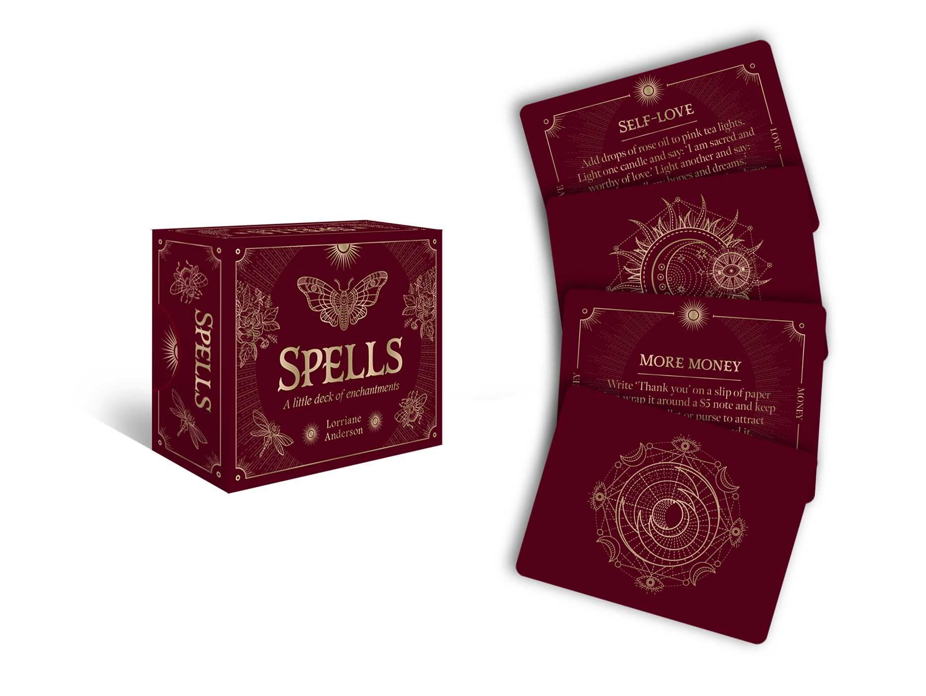 Spells: A Little Deck of Enchantments: 40 Mini Cards for Inspiration,Used