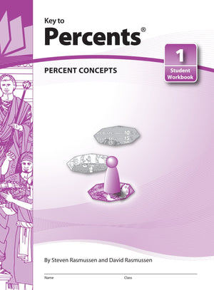 Key to Percents, Book 1: Percent Concepts (KEY TO...WORKBOOKS),Used