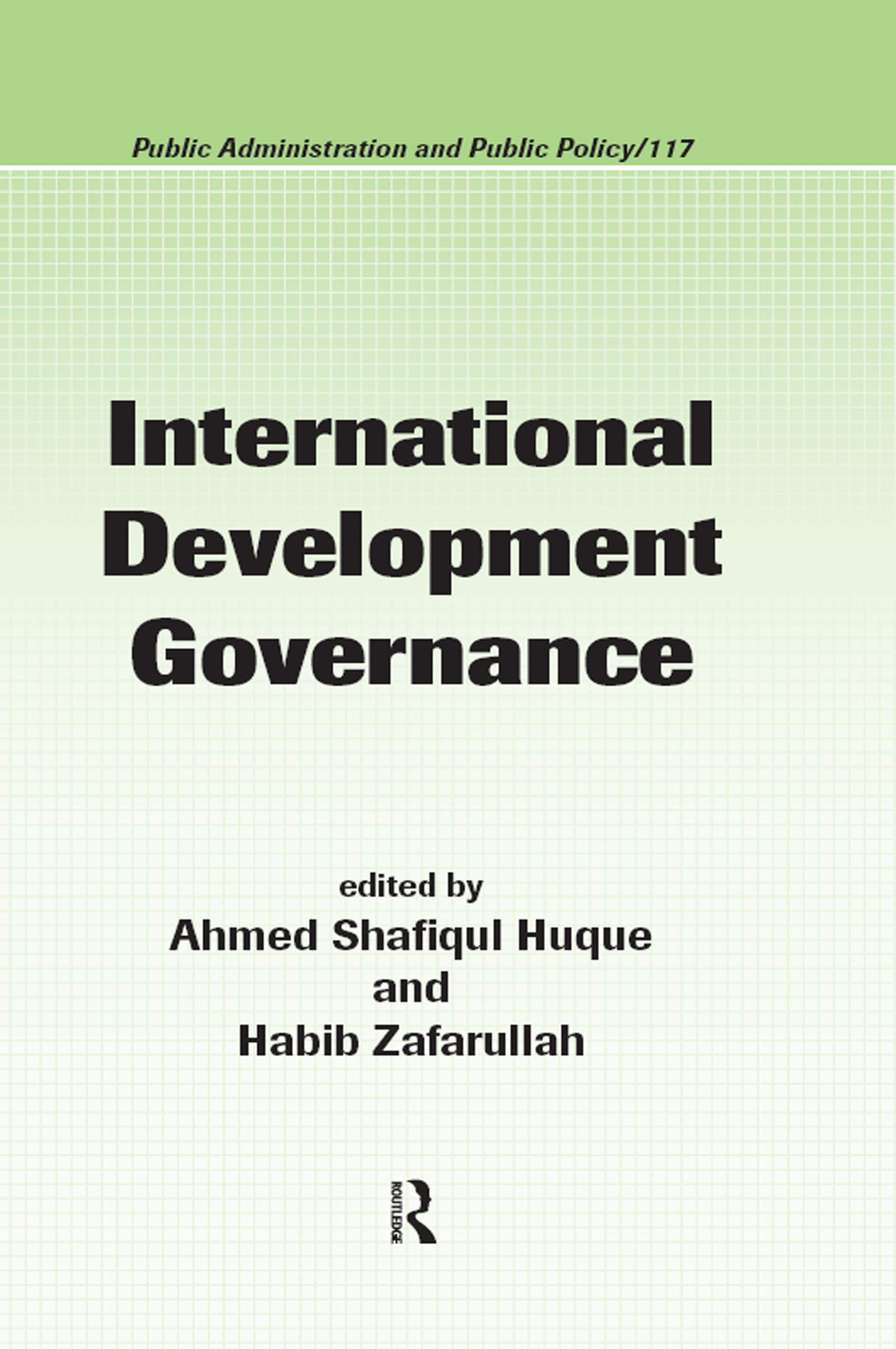 International Development Governance (Public Administration and Public Policy),Used