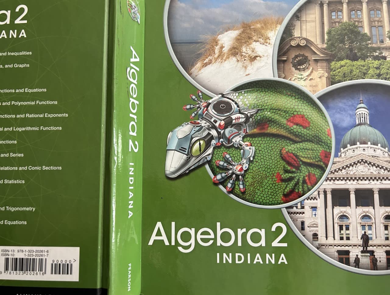 Algebra 2 Indiana version by pearson,Used