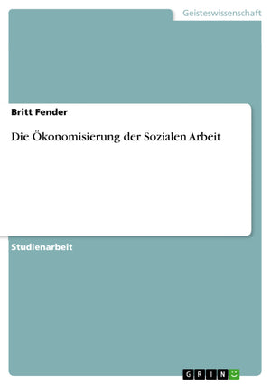 Die konomisierung der Sozialen Arbeit (German Edition),Used
