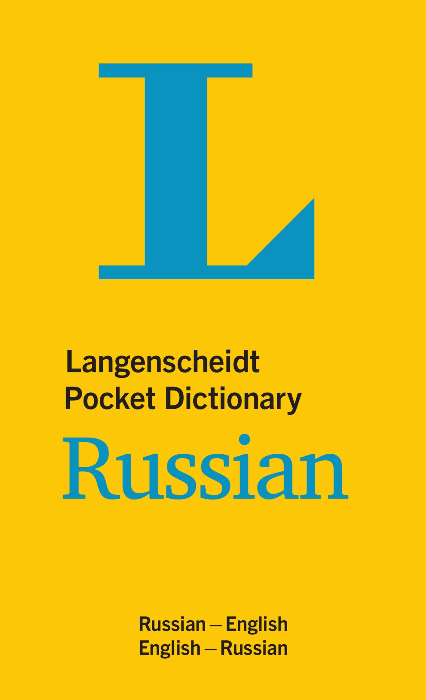 Langenscheidt Pocket Dictionary Russian (Langenscheidt Pocket Dictionaries),Used