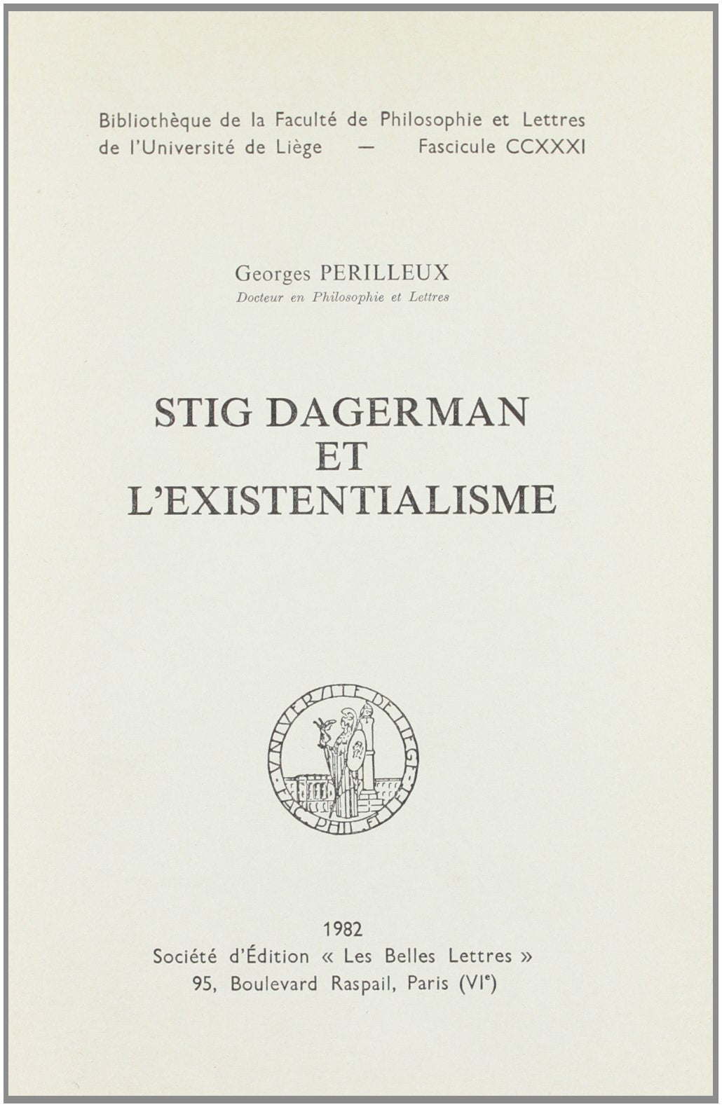 Stig Dagerman et l'existentialisme,Used