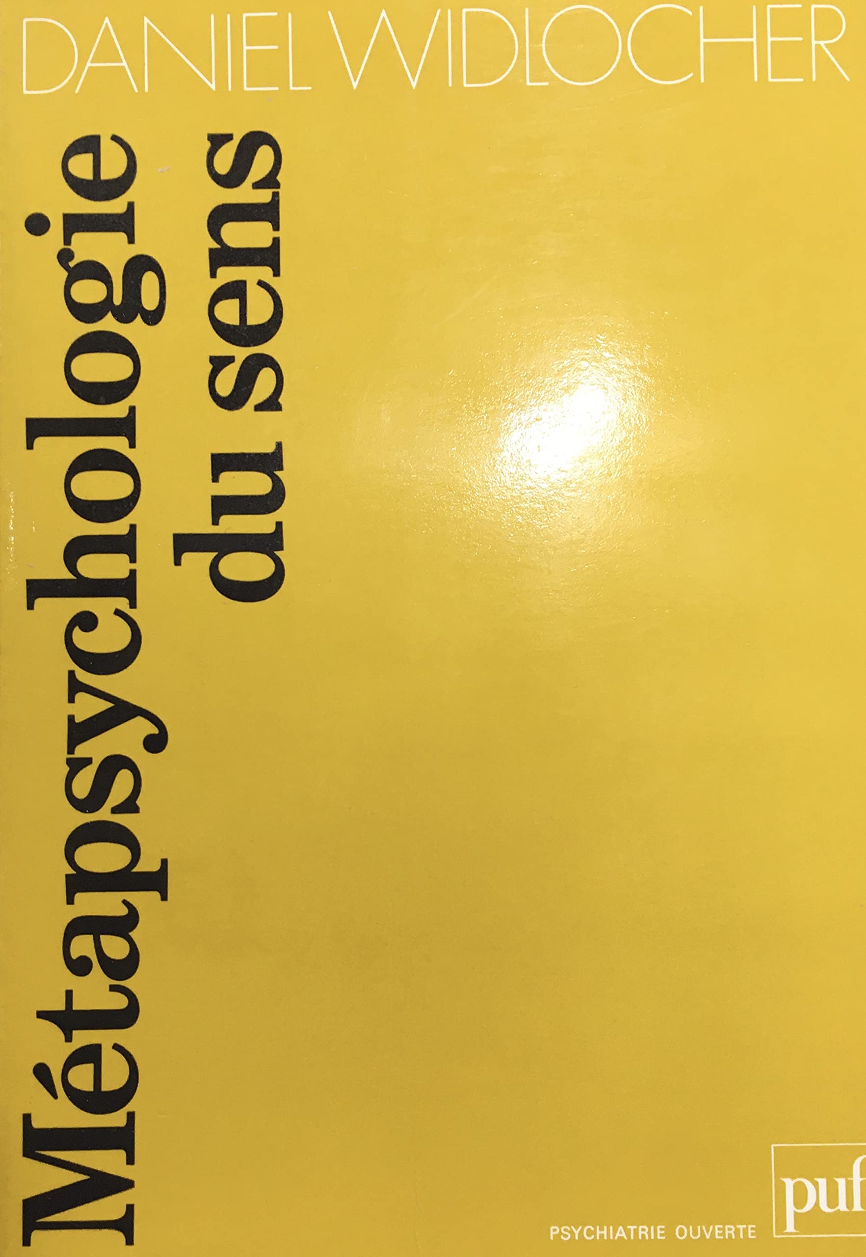 Metapsychologie du sens (Psychiatrie ouverte) (French Edition),Used