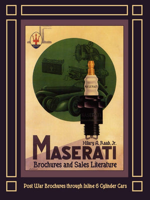 Maserati Brochures and Sales Literature  Post War Brochures through Inline 6 Cylinder Cars,Used