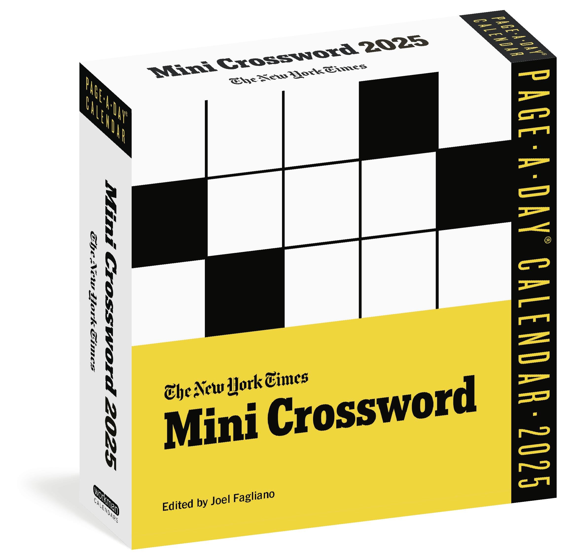 The New York Times Mini Crossword PageADay Calendar 2025: For Crossword Beginners And Puzzle Pros