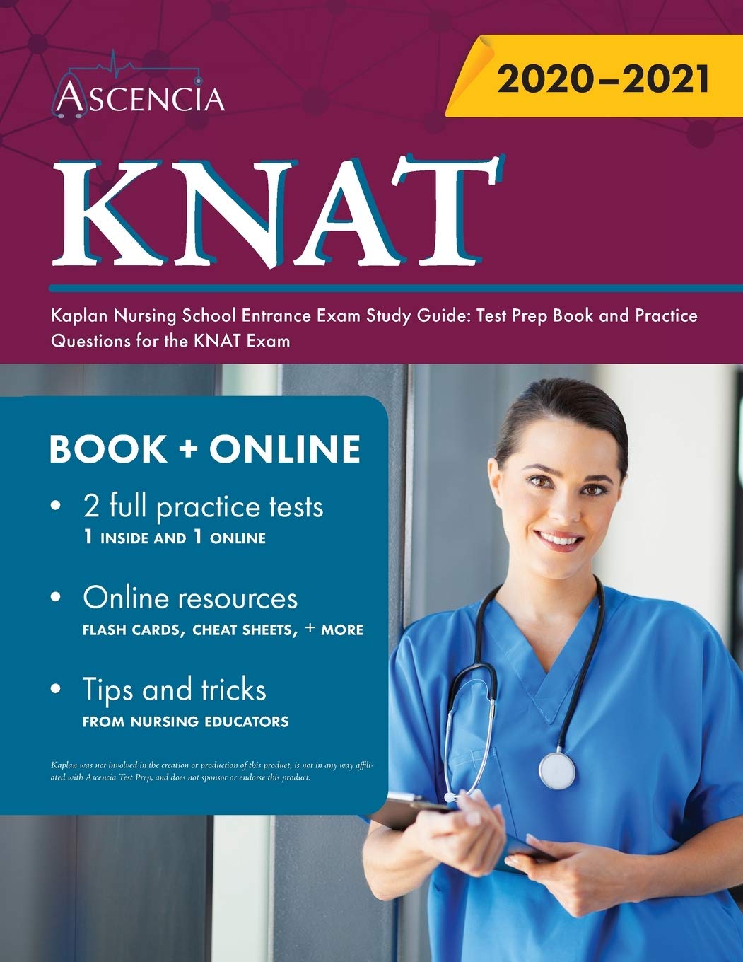 Kaplan Nursing School Entrance Exam Study Guide: Kaplan Nursing School Entrance Exam Study Guide,Used