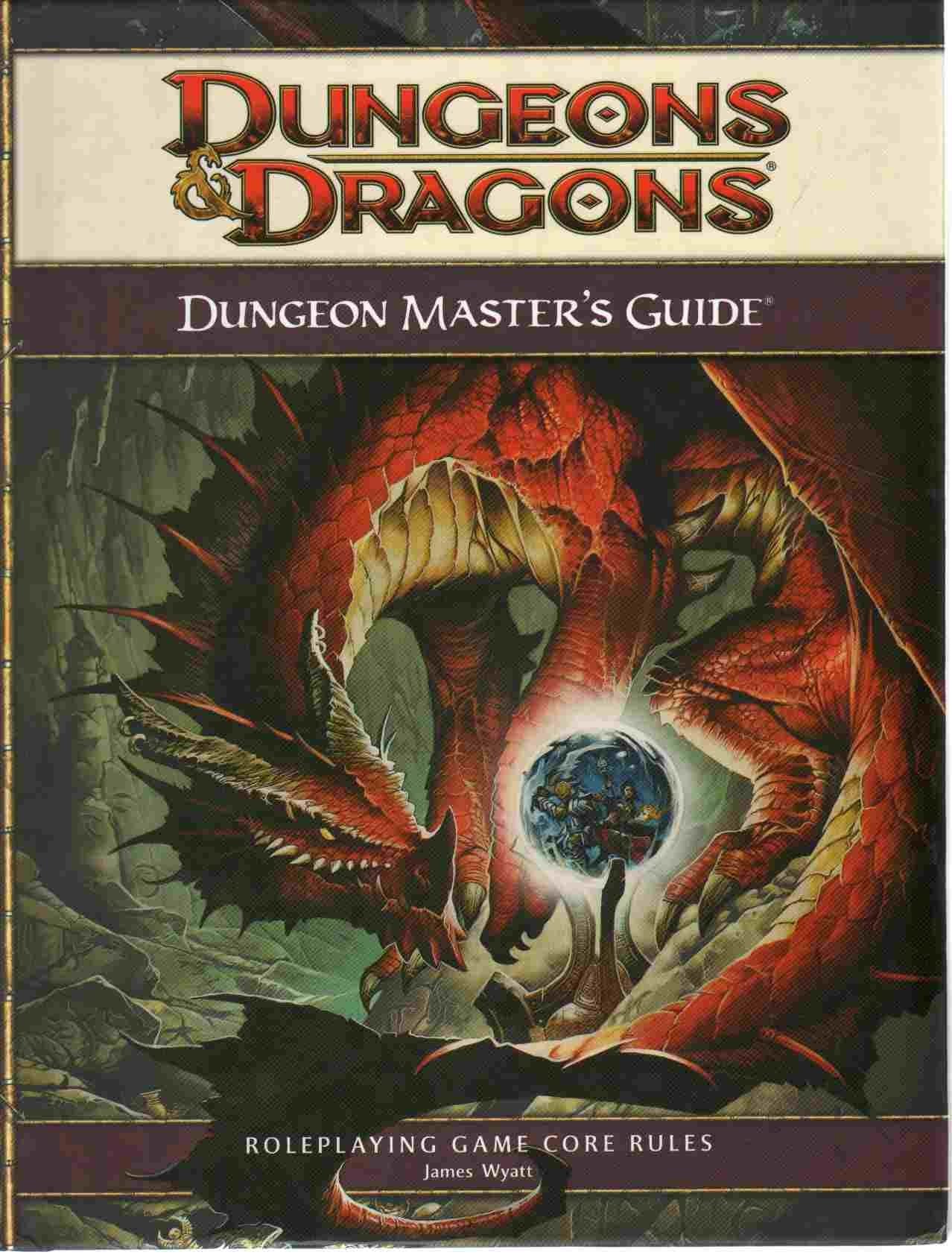 Dungeons & Dragons Dungeon Master's Guide: Roleplaying Game Core Rules, 4th Edition,New