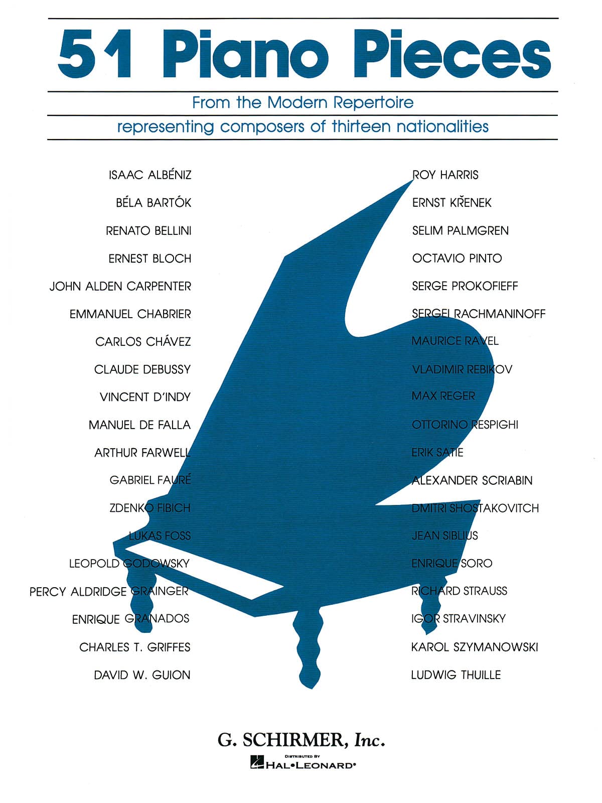 51 Pieces from the Modern Repertoire: Piano Solo,New