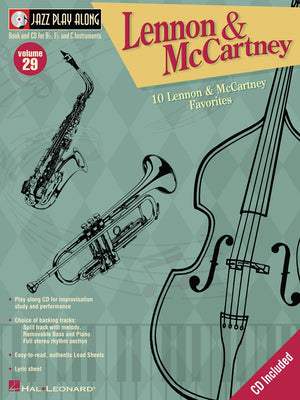 Lennon and McCartney: Jazz Play-Along Volume 29 (Jazz Play Along Series)-Used