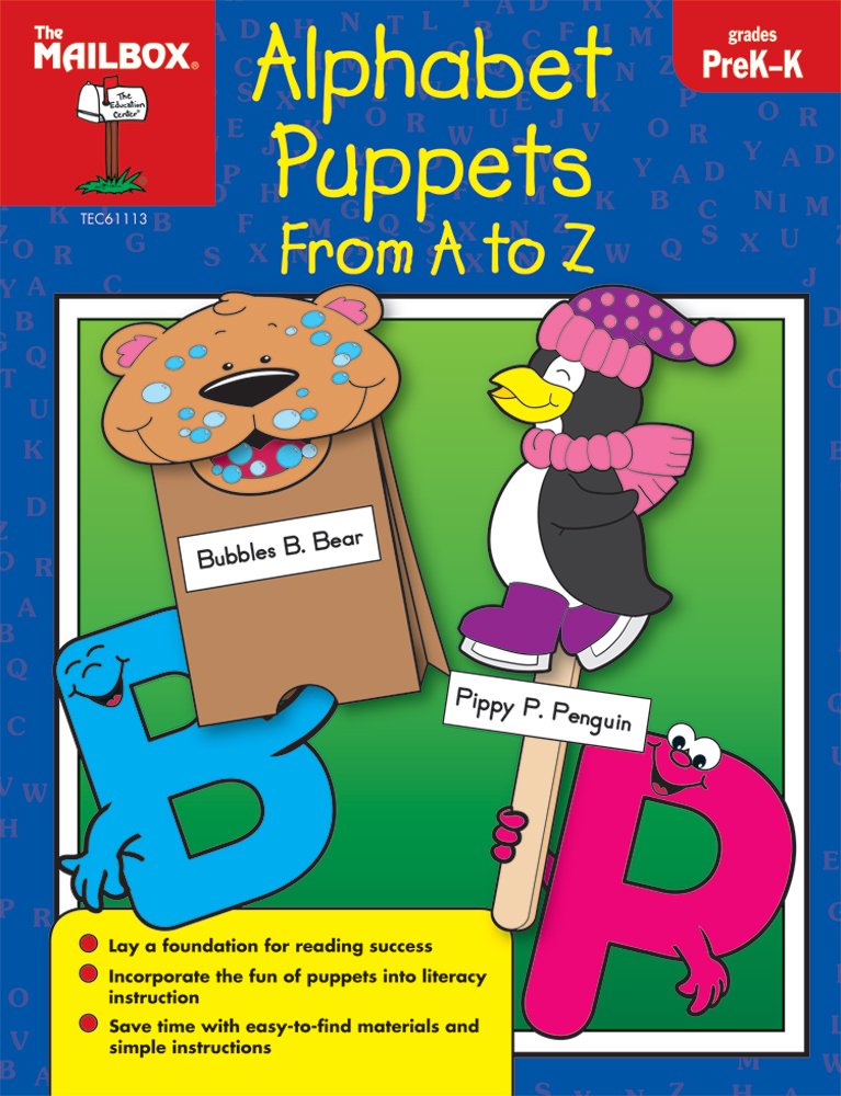 Alphabet Puppets A to Z (PreKK),New