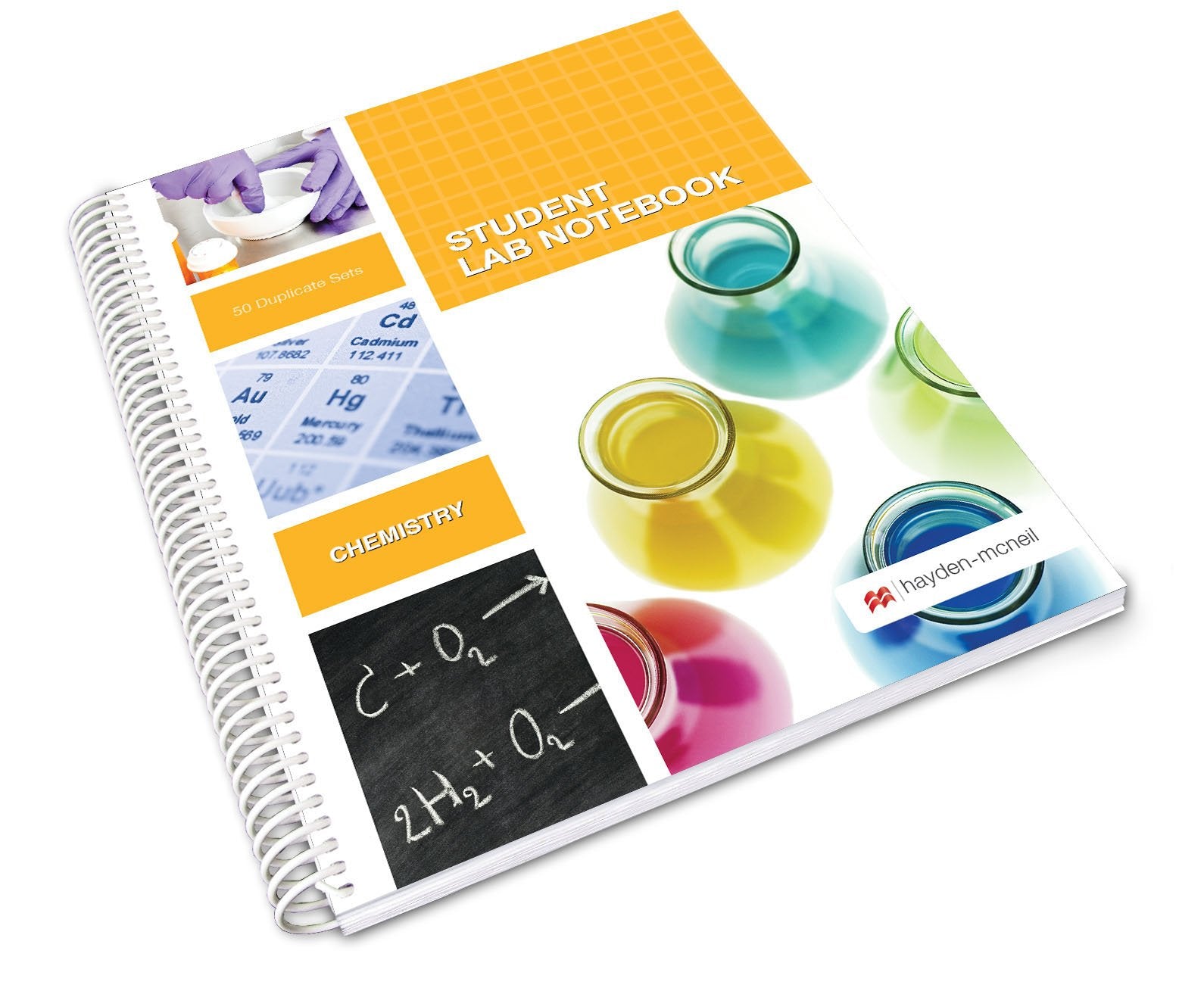 Student Lab Notebook: 50 Carbonless Duplicate Sets