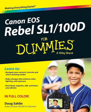 Canon EOS Rebel SL1/100D For Dummies,Used