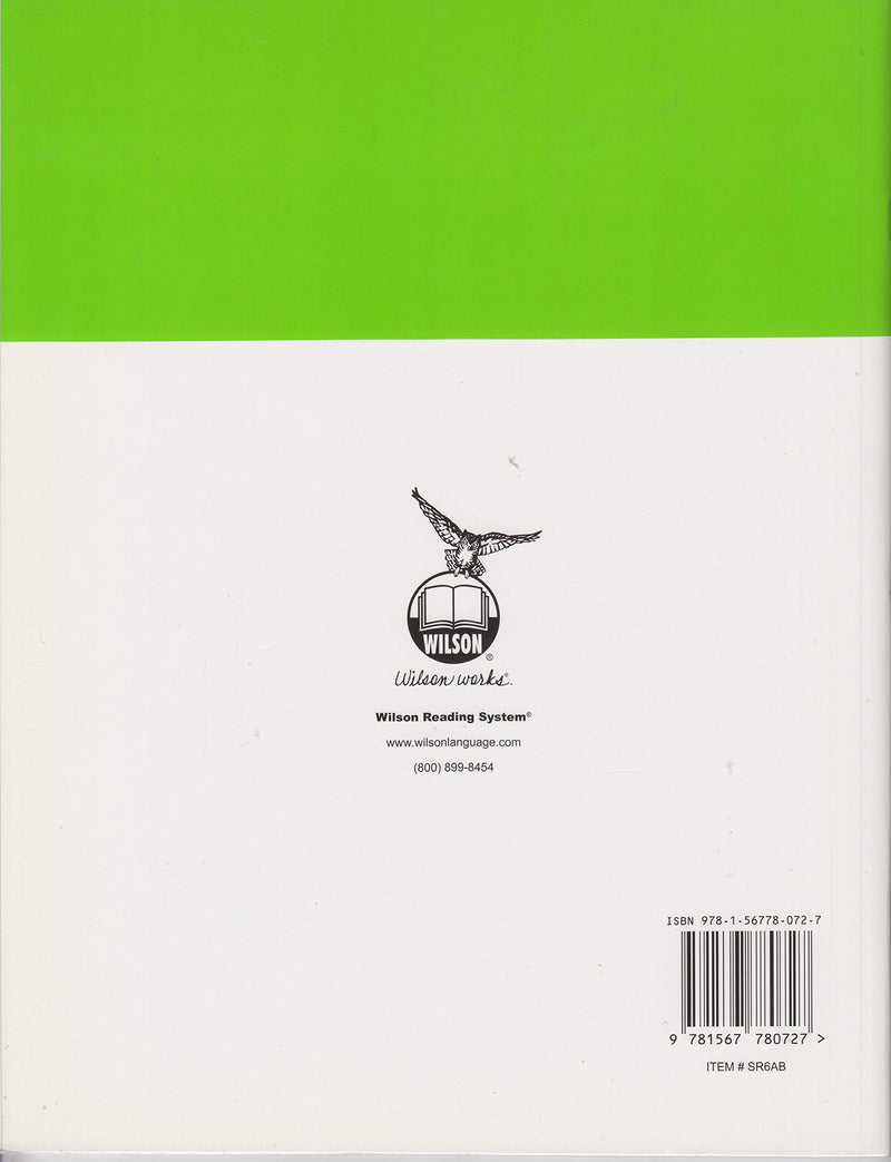 Wilson Reading System Student Reader Six,New