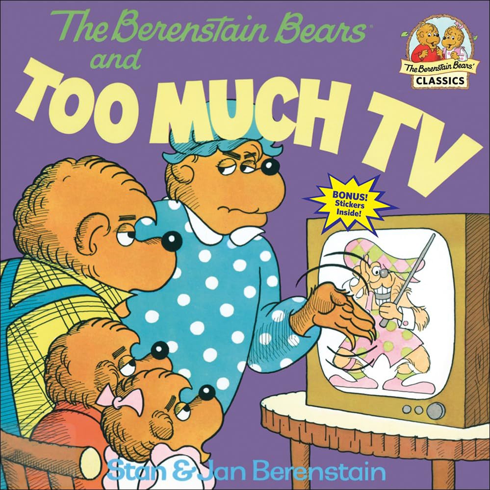 The Berenstain Bears And Too Much Tv (Turtleback School & Library Binding Edition) (Berenstain Bears (8X8)),Used