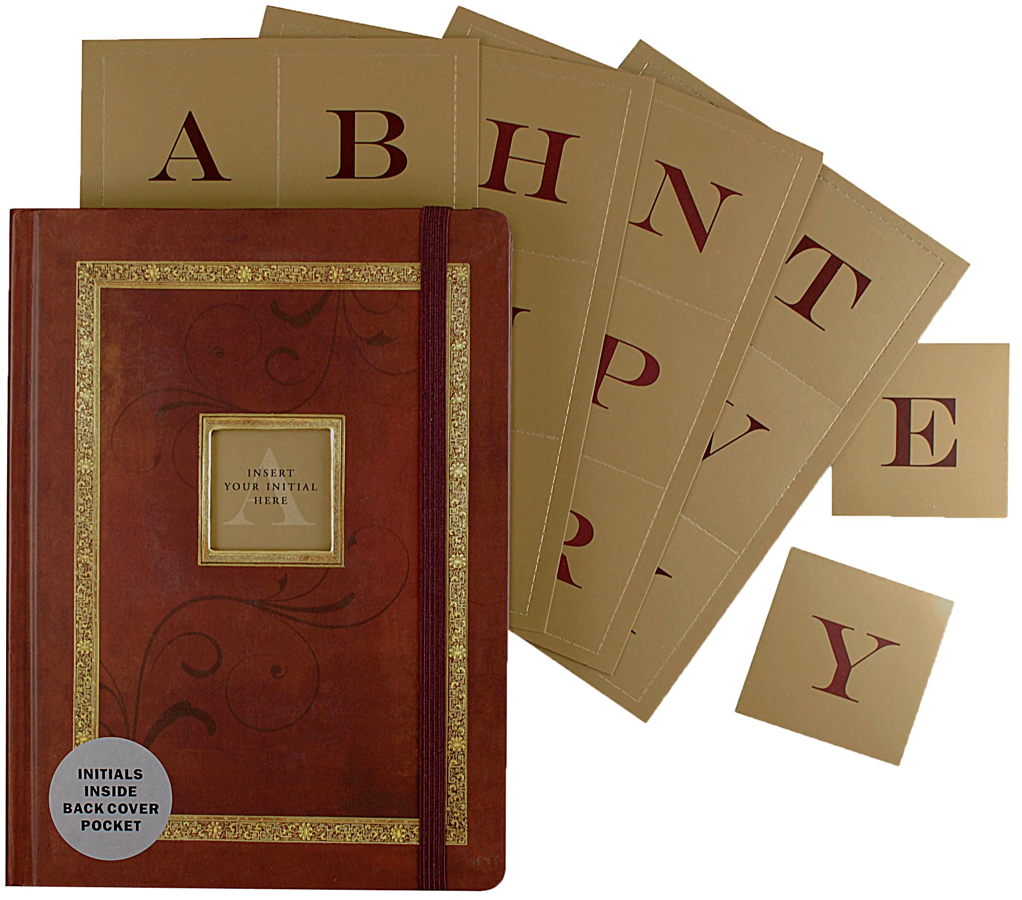 Antique Monogram Journal (Diary, Notebook),Used