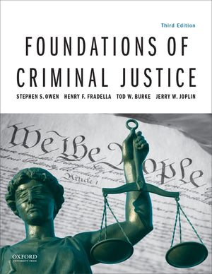 Foundations of Criminal Justice,Used