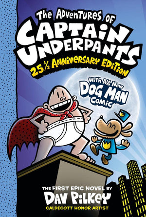 The Adventures Of Captain Underpants (Now With A Dog Man Comic!): 25 1/2 Anniversary Edition,Used