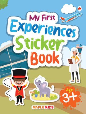 My First Sticker Book - Experiences - Activity Book For Kids With 80+ Stickers - Stickers For Children - Age 3+ Years - School, Zoo, Hospital, Railway Station, Railway Station, Circus, Etc.