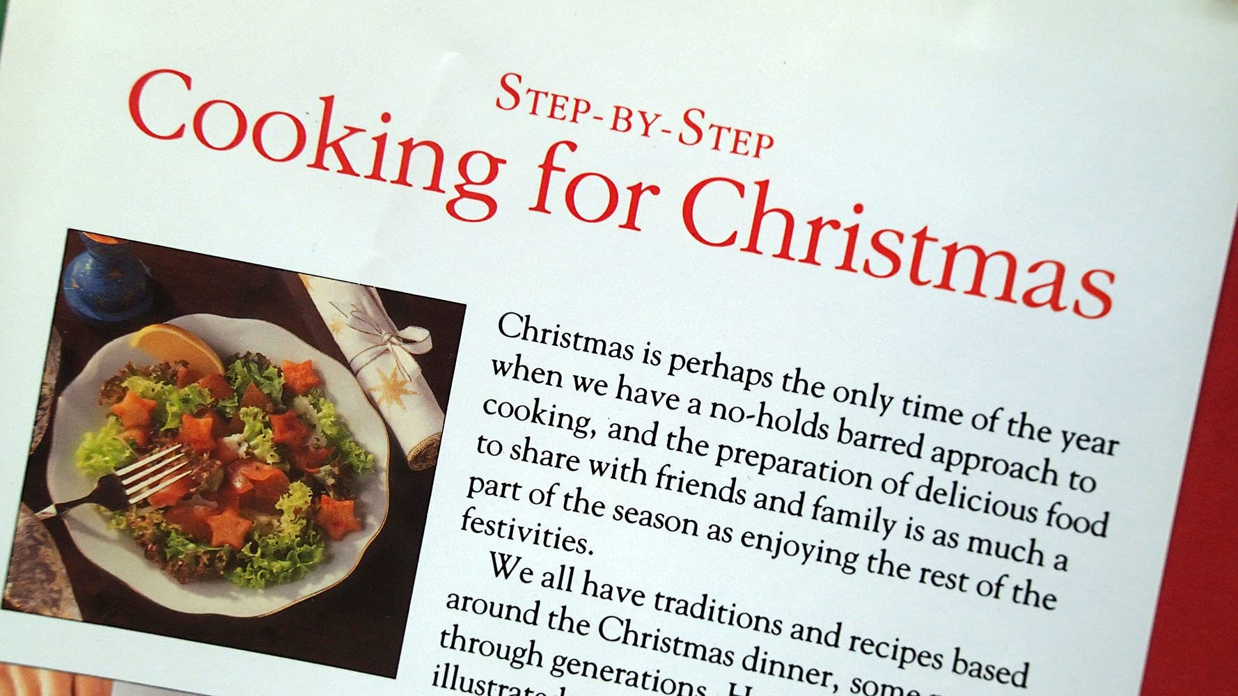 Cooking for Christmas (StepByStep Series),Used