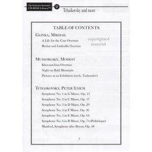 Tchaikovsky And More  Volume 4: The Orchestra Musicians Cdrom Library  Cello-new