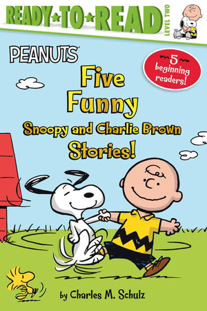 Five Funny Snoopy and Charlie Brown Stories!: Snoopy and Woodstock Best Friends Forever!; Snoopy, First Beagle on the Moon!; Tim,New