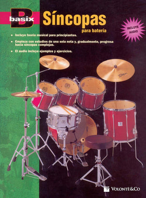 Basix Syncopation for Drums: Spanish Language Edition, Book & CD (Basix(R) Series) (Spanish Edition),Used
