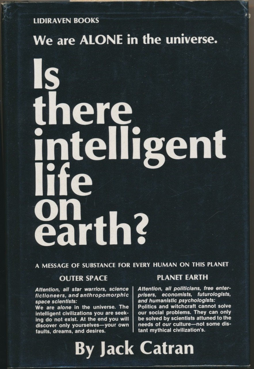 Is There Intelligent Life on Earth?,New