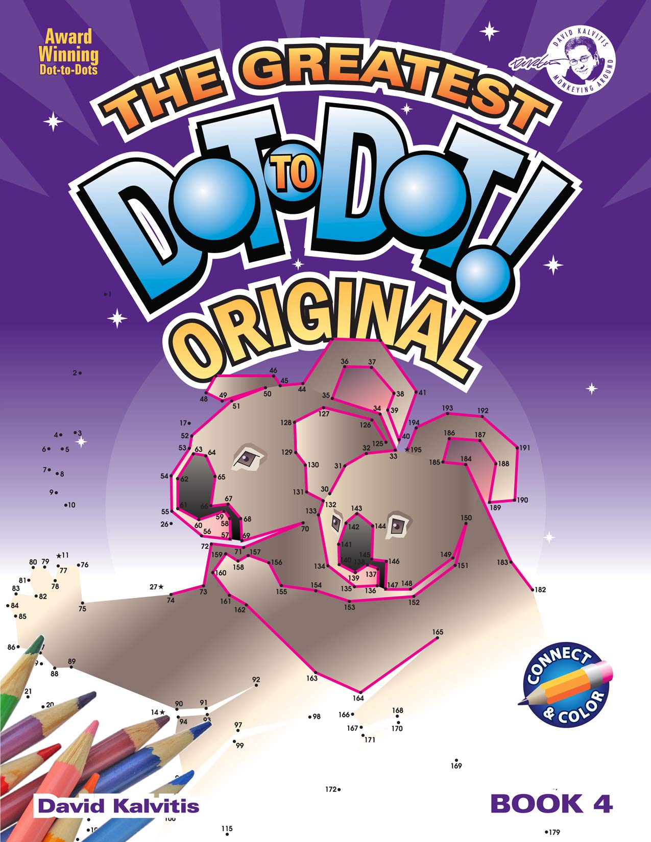 Greatest DottoDot Book in the World (Book 4)  Activity Book  Relaxing Puzzles,New