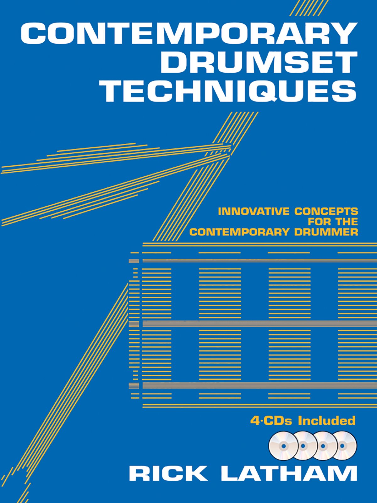 Contemporary Drumset Techniques: Innovative Concepts for the Contemporary Drummer, Book & 4 CDs,Used