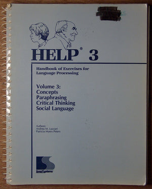 Help 3 (Handbook of Exercises for Language Processing),Used