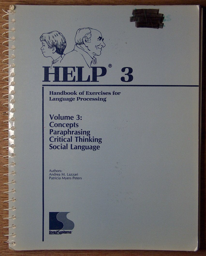 Help 3 (Handbook of Exercises for Language Processing),Used