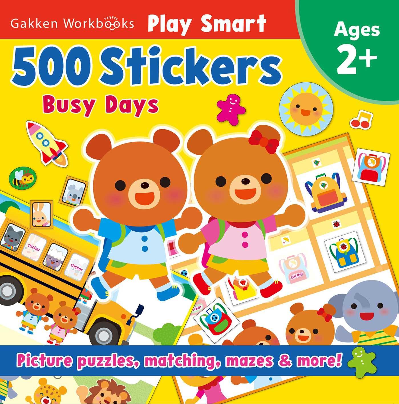 Play Smart 500 Stickers Busy Days,New