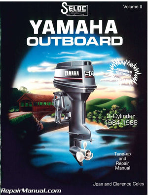 Yamaha Outboards, 3 Cyl 198488 (Seloc Publications Marine Manuals),Used